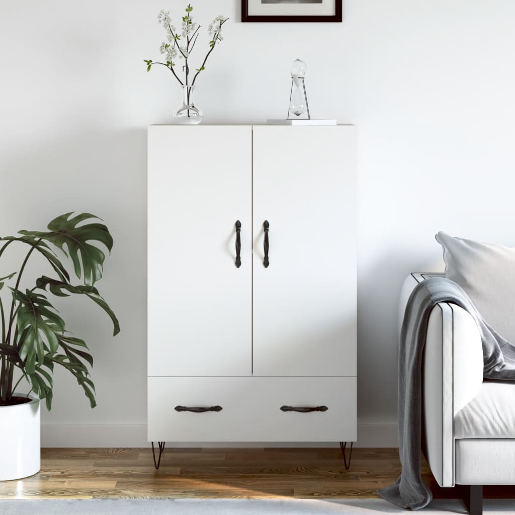 Highboard White 69.5 x 31 x 115 cm Particleboard