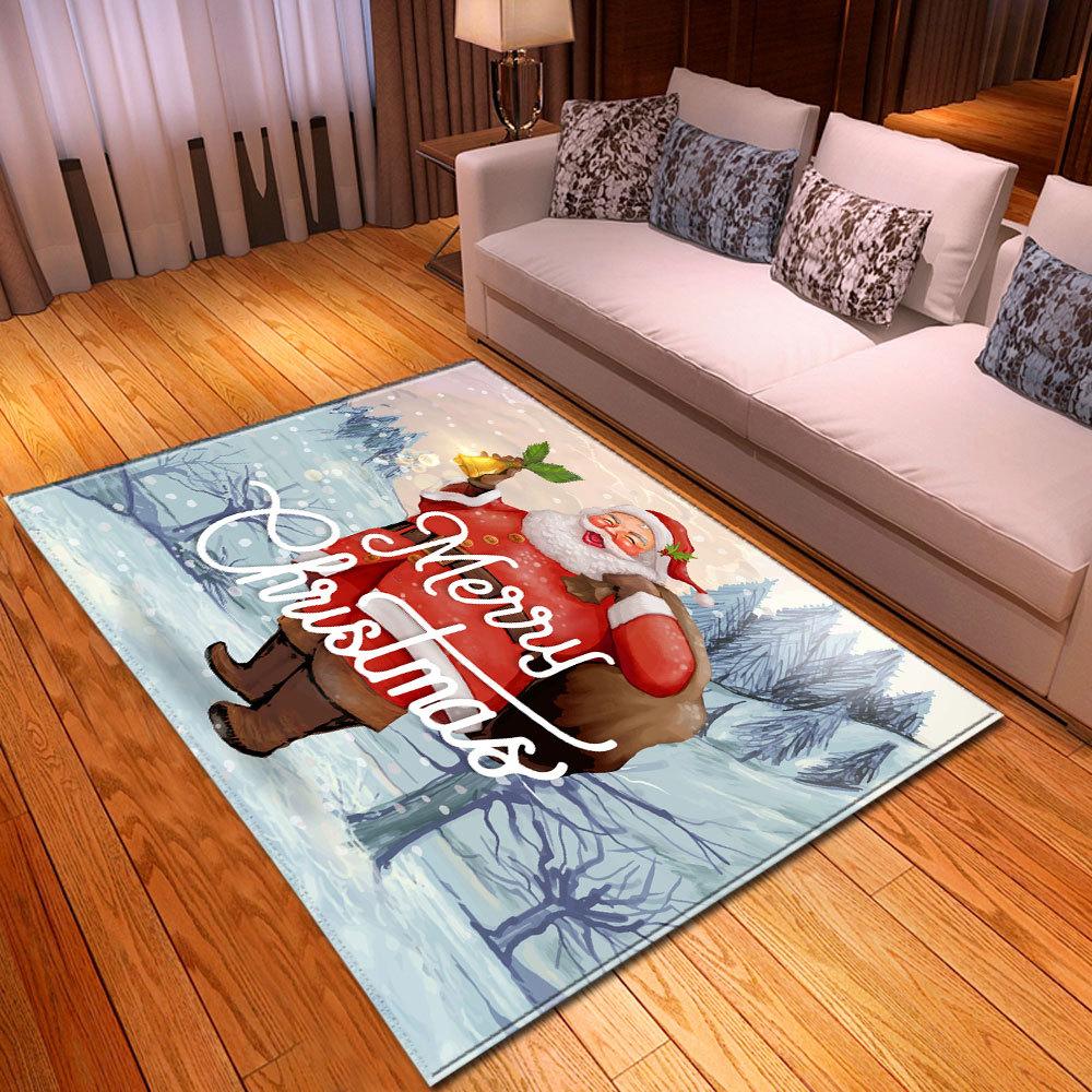 Christmas Living Room Floor Mat Bedroom Dining Room Carpet Carpet Doormat