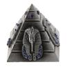 Vintage Metal Egyptian Pyramids Building Model Pyramid Statues Home Desktop Decoration Office Cafe Ornaments Travelling Souvenir