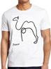 Picasso Kamel Enlinjekonst Meme Kultfilm Cool Gåva T-shirt T-shirt M760