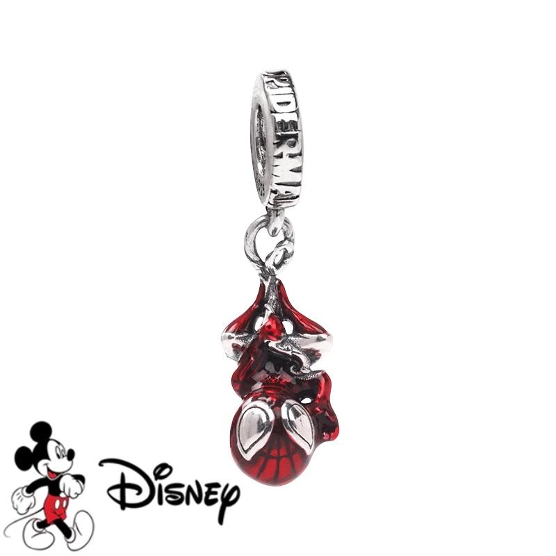 Disney DlY Marvel Universe Jewelry Gifts Iron Man Spider-Man Dangle Charms Beads Fit Original Europeans Silver Bracelet Necklace
