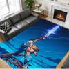 Anti‑Slip Crystal Velvet Floor Rug, Zelda Design Carpet for Indoor Living Bedroom Home Decoration
