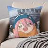 Funny Japanese Anime AAzumanga Daioh Cushion Cover Pillowcase Antidustmite Invisible Zipper Short Plush Sofa Cushion