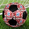 TAGLIA 5 Pallone da Calcio FC Bayern München Colorato Per Tutte le Età Cucito a Macchina PVC Pronto per la Competizione Resistente Alto Rimbalzo
