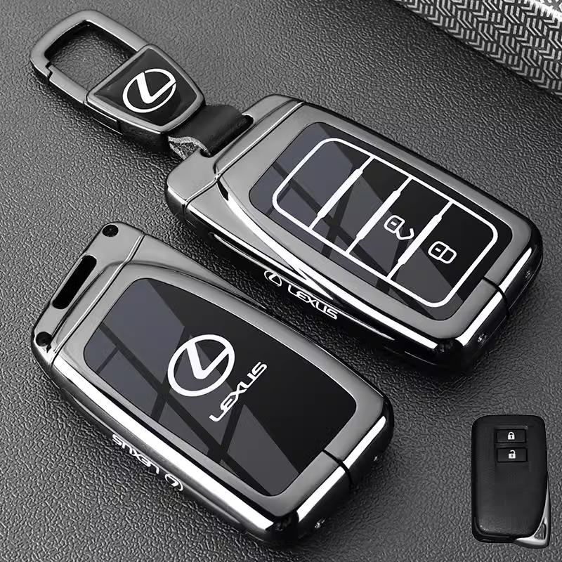 2026 Hot Interior Stickers Zinc Alloy Car Key Case Cover Protect Shell For Lexus NX 200 NX300H RX 350 450H ES 350 ES 300h Auto R