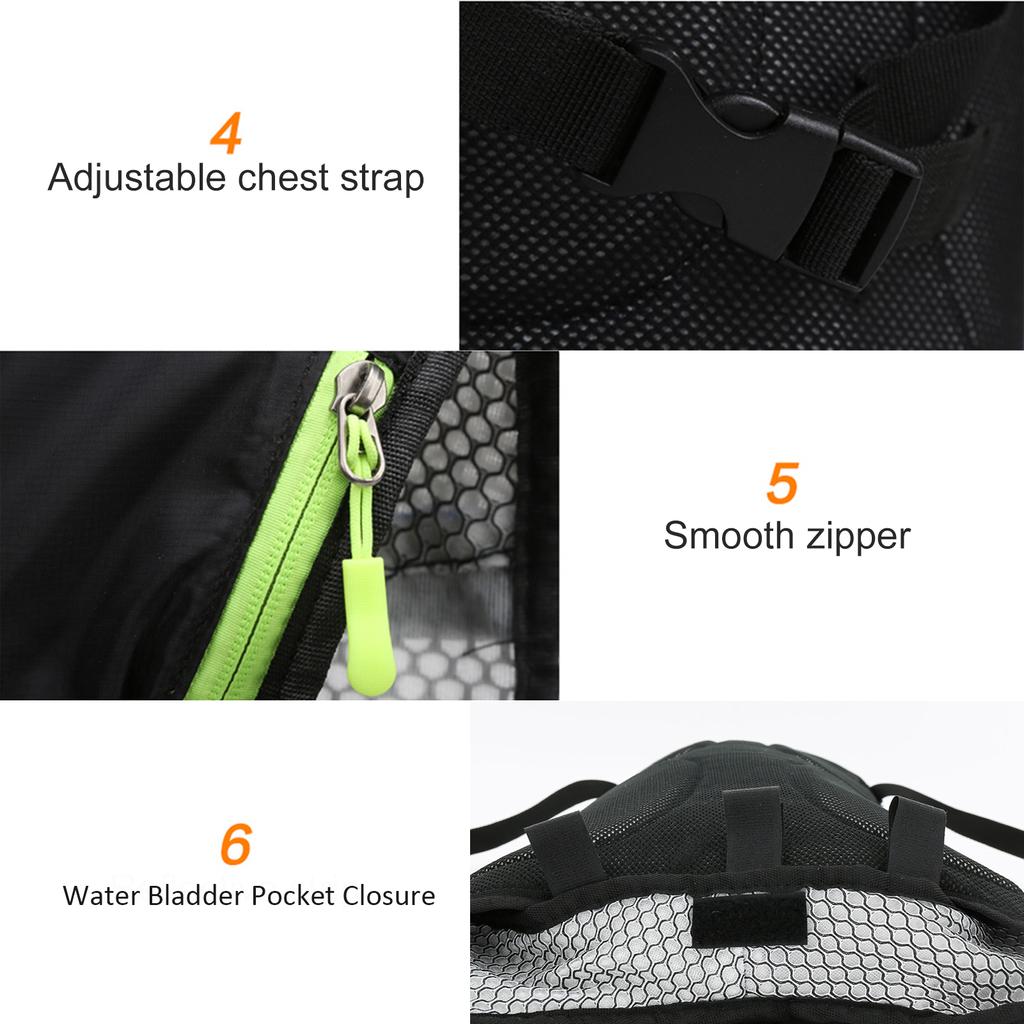 Cycling Backpack Outdoor Running Bag with Drinking Bladder Bicycle Bag Sports Vest Ultralight