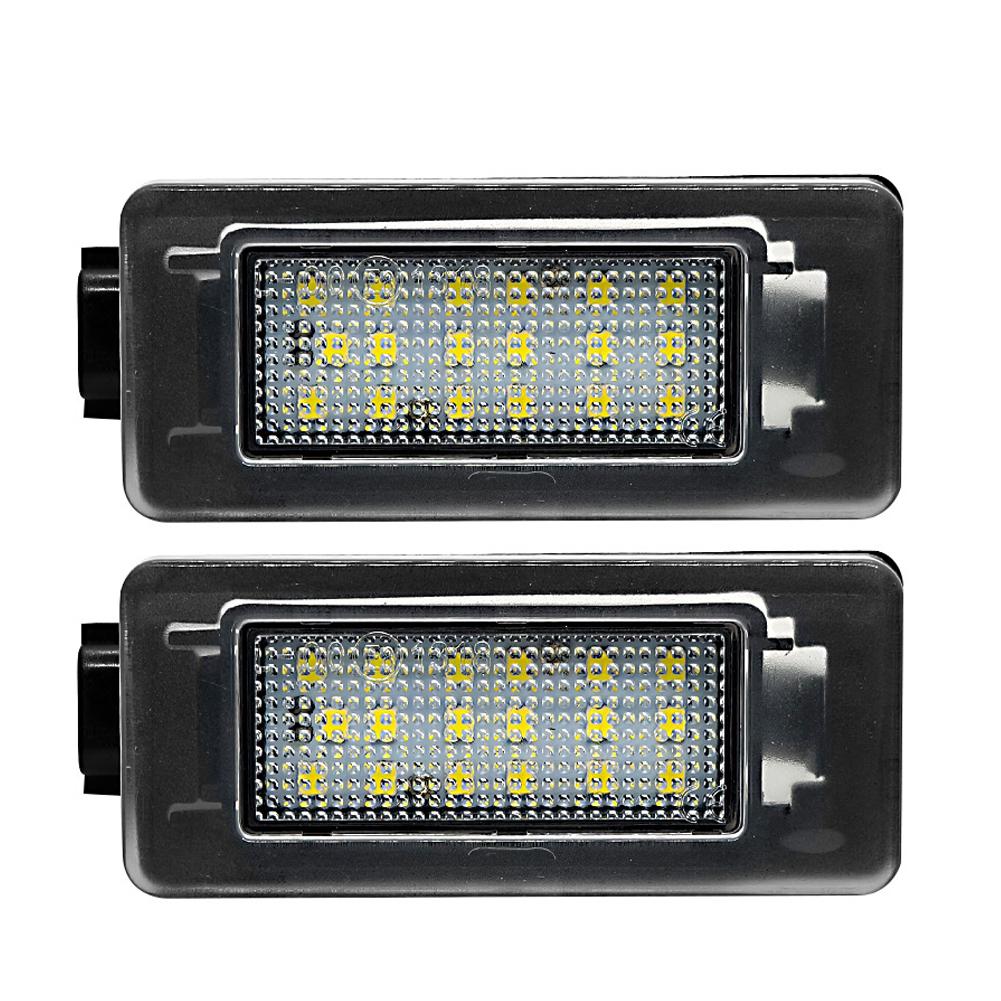 12V For Nissan Serena C27 2016-2018 Car License Plate Light Bulbs Auto Accessories Rear White LED Lamp