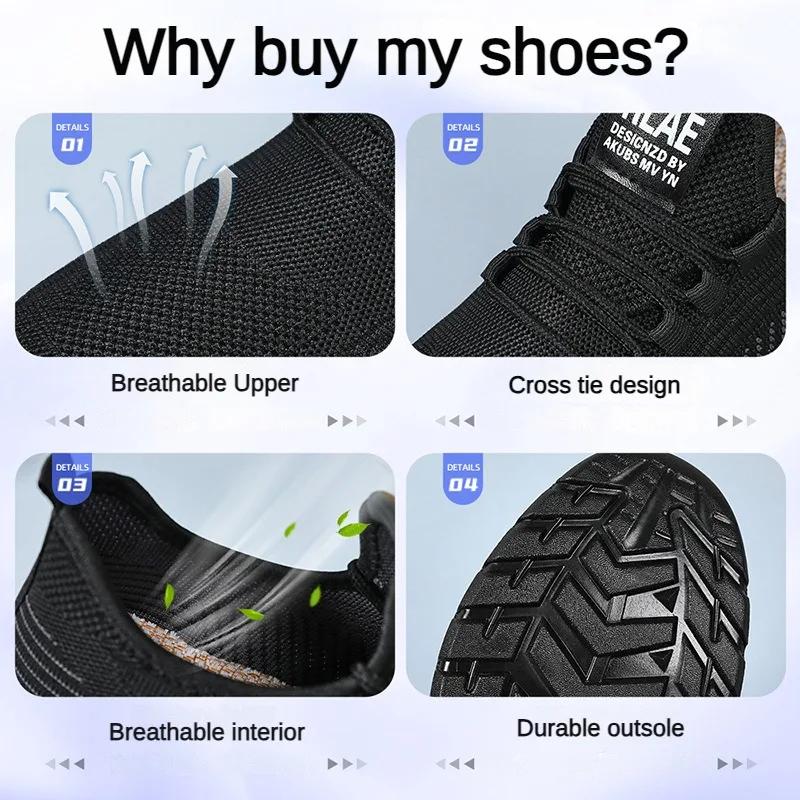 Men's Running Shoes Men's Sneakers Breathable Mesh Shoes Breathable Men Running Shoes Lightweight Sneakers Outdoor Men's Sneaker