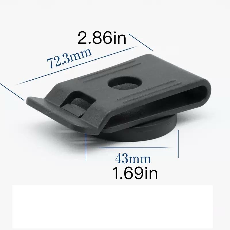 

Ultra-Strong Magnetic Waist Clip Tool Holder - Durable, Portable Organizer with Secure Belt Grip, Waist Clip чёрный