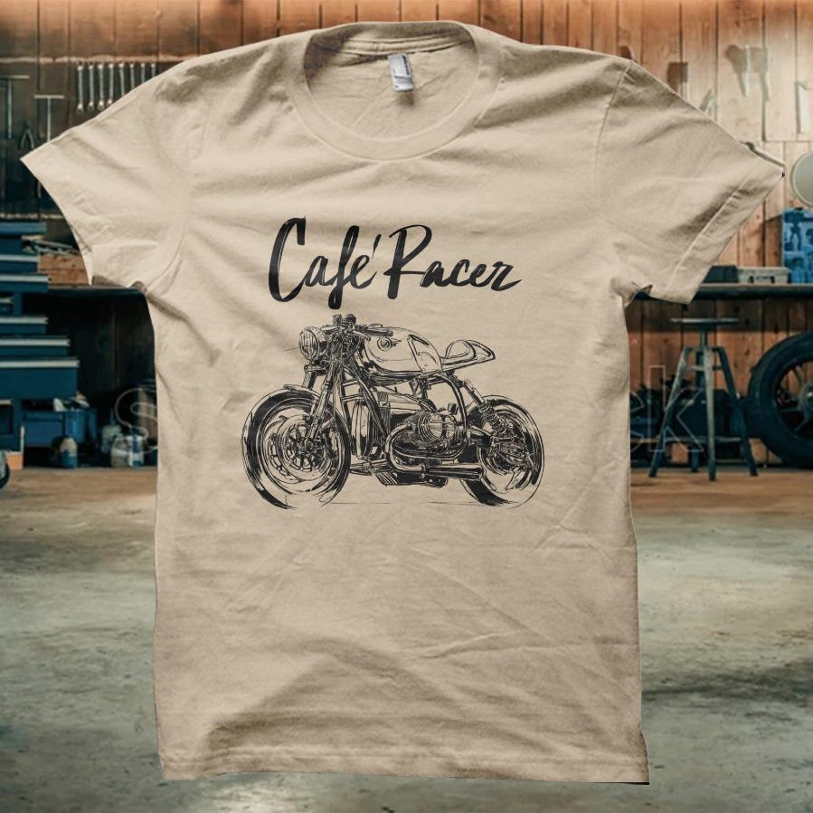 Boxer TWIN Airhead Motorcycle Vintage Biker Cafe Racer R80 RT1200 Adventure T-Shirt S