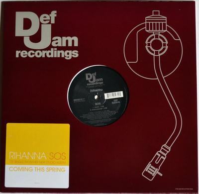 12inch Record RIHANNA - SOS B000631511 Def Jam Recordi 2006 US Dance & Electronica Used