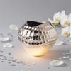 Crinkled Paper Shape Vase Hammered Texture Decorative Open OpenTop Decor for Flower Display