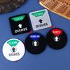 Sign Dishwasher Clean Magnet Dirty Indicator Washer Dish Kitchen Stickers Necessities Cleaning Dishes Machine