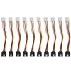 10 Pcs SATA Cables Big 4Pin To 15Pin IDESATA Power Conversion Power Splitter for Providing Power