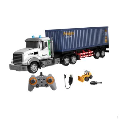 Car Transporter Truck Kids Engineering Realistic Detail with Lights