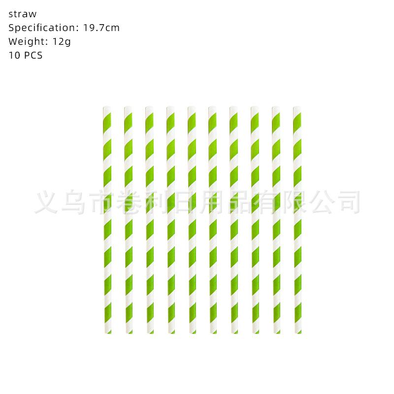 Eucalyptus Leaf Party Supplies Paper Plate Set Disposable Paper Plate Paper Cup Party Decoration Fresh Pastoral Style