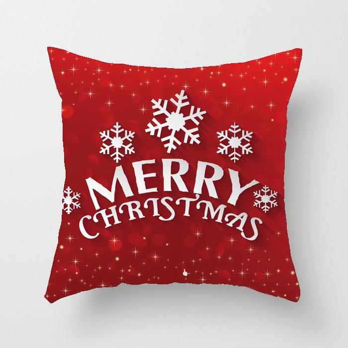 

40/45/50/60 см наволочка Рождественская подушка Рождественский орнамент украшение дома 2023 Рождественский орнамент наволочка подарок 50x50cm