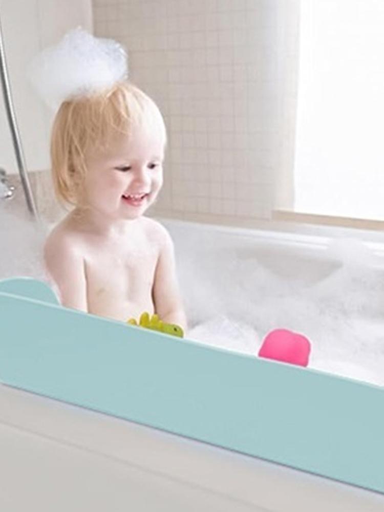 Bathtub Splash Guard PlayPad with 11 Suction Cups Doll Tray Caddy Holder Storage with 3°Drainage Slope Doll Holder Play Shelf