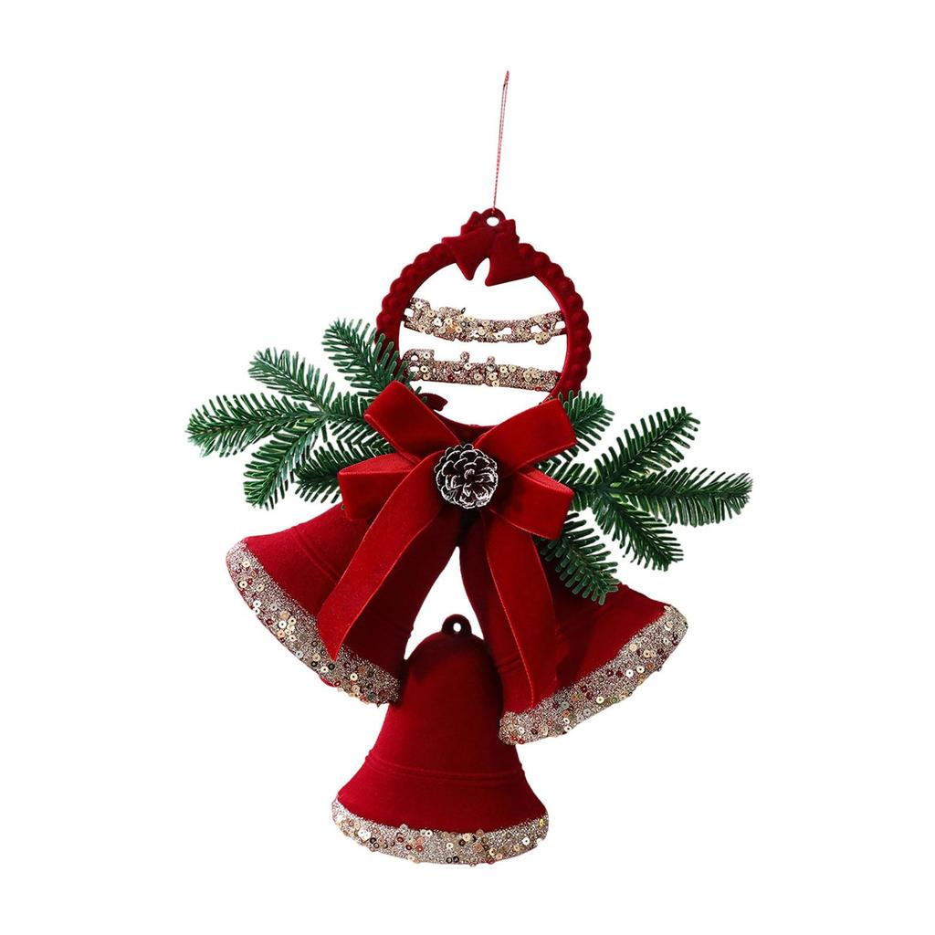 Christmas Bell Ornament Pendant Sturdy Lightweight Multipurpose for Christmas Decoration Tree Hanging Ornament for Holiday