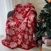 Custom Knitted Jacquard Sofa & Christmas Blanket Gift
