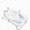 Baby Bath Seat Net, Breathable Newborn Bathtub Mesh Mat, Portable Shower Net for 0-18 Months Infants, Bathtub Safety Net
