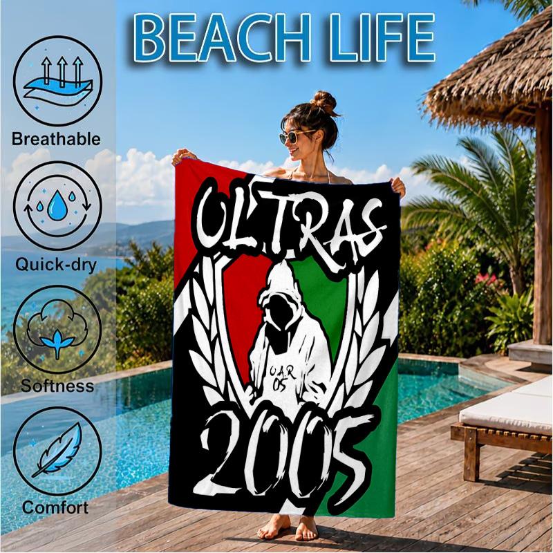 Ultras Askary Rabat Beach Towel, Quick-drying, Easy to Care for, Suitable for Both Fitness and Beach Vacations,Sports Essential