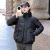 Winter New Down Cotton Clothes Women's Short Stand-up Collar Small Thickened Fashion Coat Bread Cotton-padded Clothes