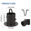 V Shape Hook Adapter Metal Gutter Rain Chain Adapter for Connecting Rain Chain To Gutter Outlet In Durability Metal