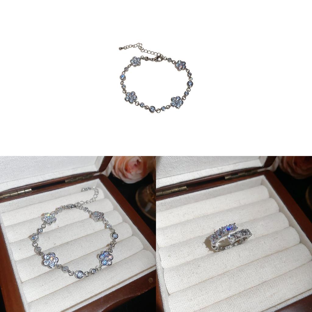 Zircon Flower Jewelry For Women With Simple Style And Highend Feel For Summer 2026