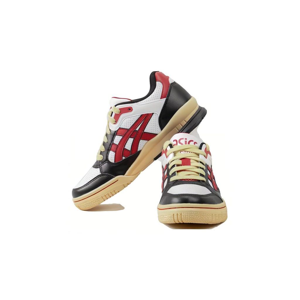 Asics Gel-Spotlyte Comfortable Versatile Low-Top Kids Skate Shoes Kids Sneaker Black Red 1204A127-102