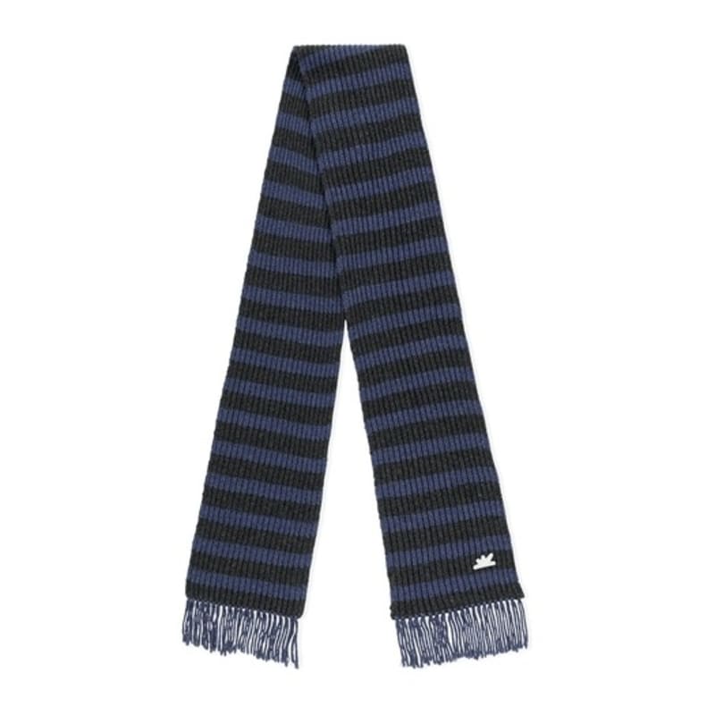 SUNLOVE Merry Stripe Muffler Navy