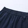 High-Waisted Plus Size Casual Trousers for Middle-Aged & Elderly Women, Slimming Straight-Leg, Spring/Autumn Style