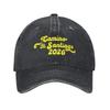 Unisex Women Camino De Santiago   Print Hat Vintage Distressed Washed  Baseball Cap Adjustable