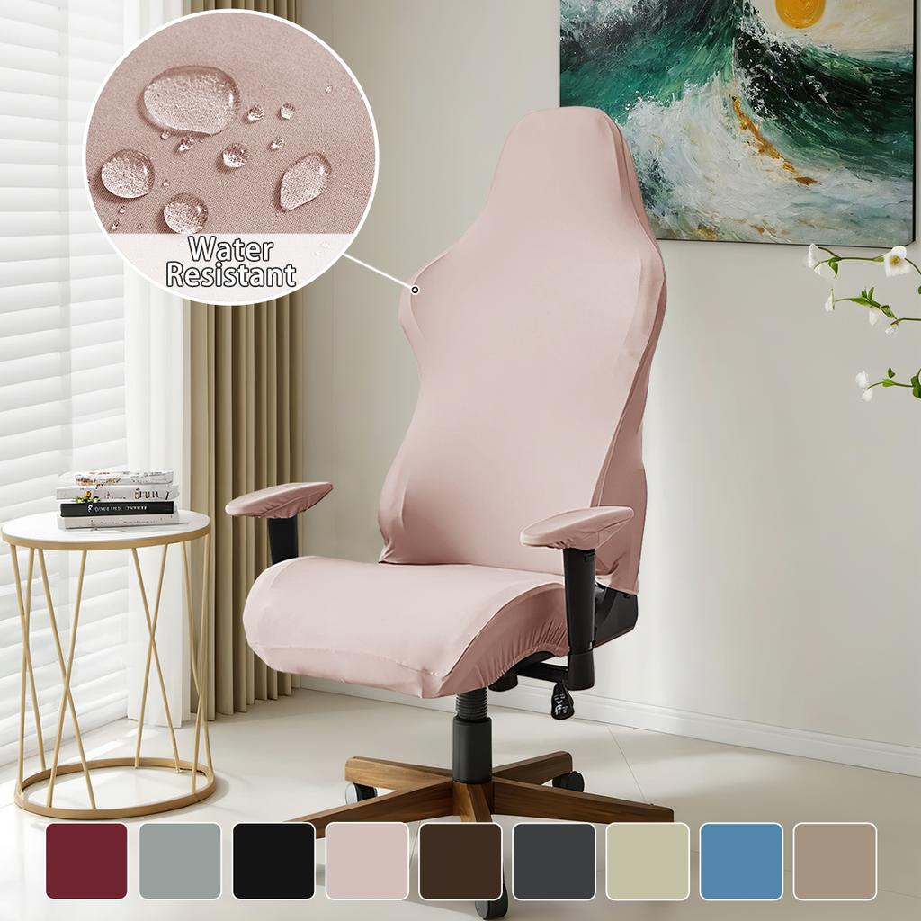 4pcs/set Elastic milk silk water and electricity resistant competitive chair cover, internet cafe gaming hall chair cover