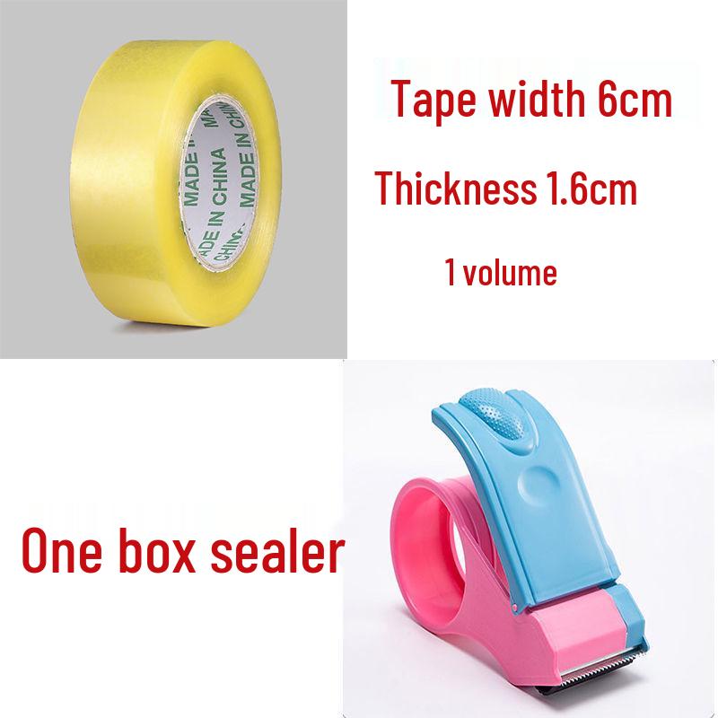 

Box Sealer with Tape and Transparent Tape Cutter