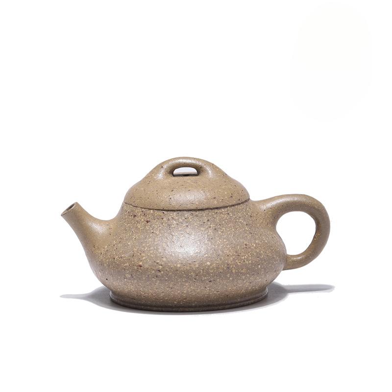 

Чайники из исинской фиолетовой глины 190 мл Ручная работа художников Чайник-колонна с лопаткой из грубой глины, 16 меш, секционная грязь, чайный набор из циша