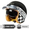 Men Women Jet Helmet Motorcycle Helmet DOT Approved Open Face Helmet Capacete De Moto ABS Material Moto Equipments