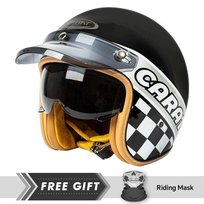 Men Women Jet Helmet Motorcycle Helmet DOT Approved Open Face Helmet Capacete De Moto ABS Material Moto Equipments