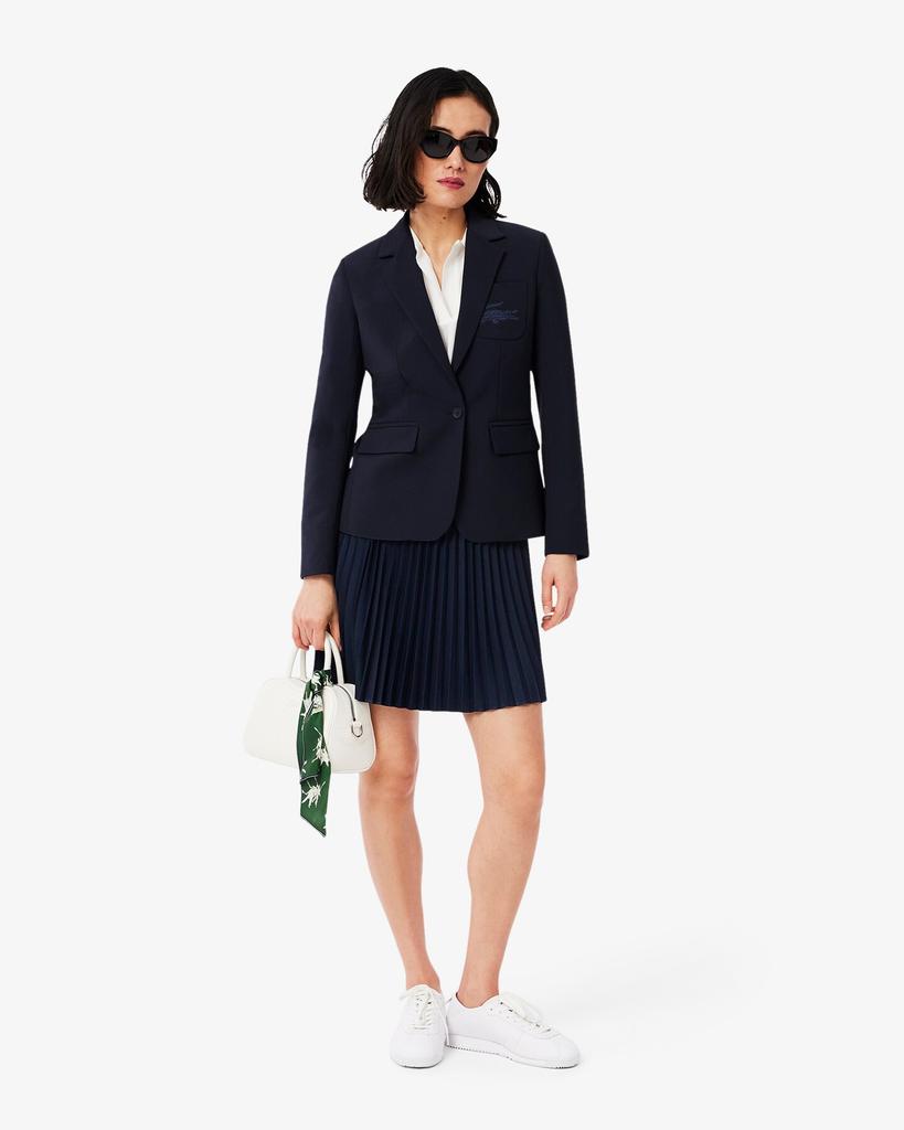 Lacoste Women'S Essential Short Pleated Skirt Jf1403-55G 166
