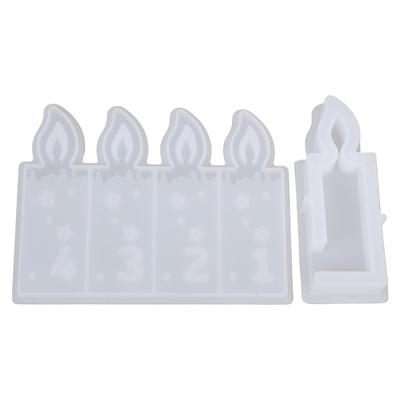 Creative Flexible Silicone Mold for Number Candle and Ambients Lights Decoration for Birthdays and Celebrations