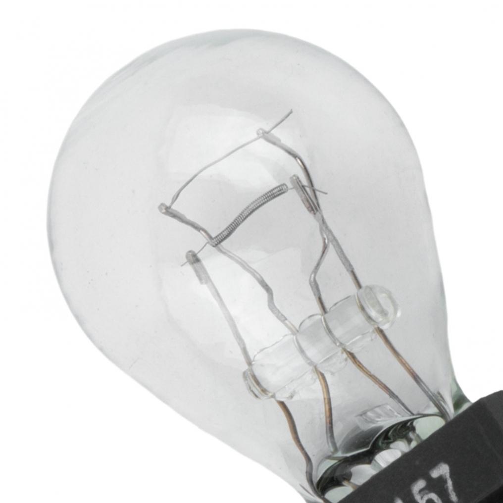 2 Pack 3157 12V 21/5W Clear Shell Tail Signal Brake Light Bulbs Replacement