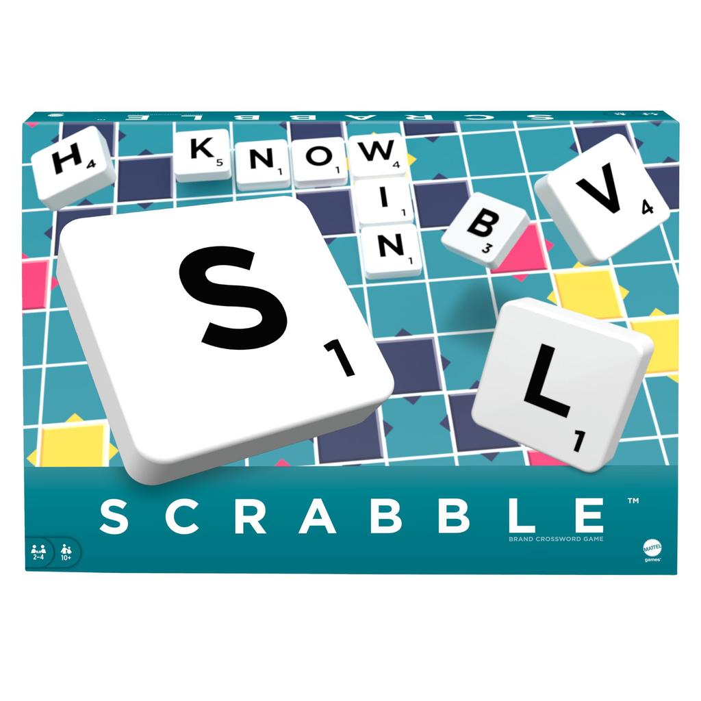 Mattel Games Scrabble Original Board Game (New Version) Authentic Scrabble Original (Latest Edition)