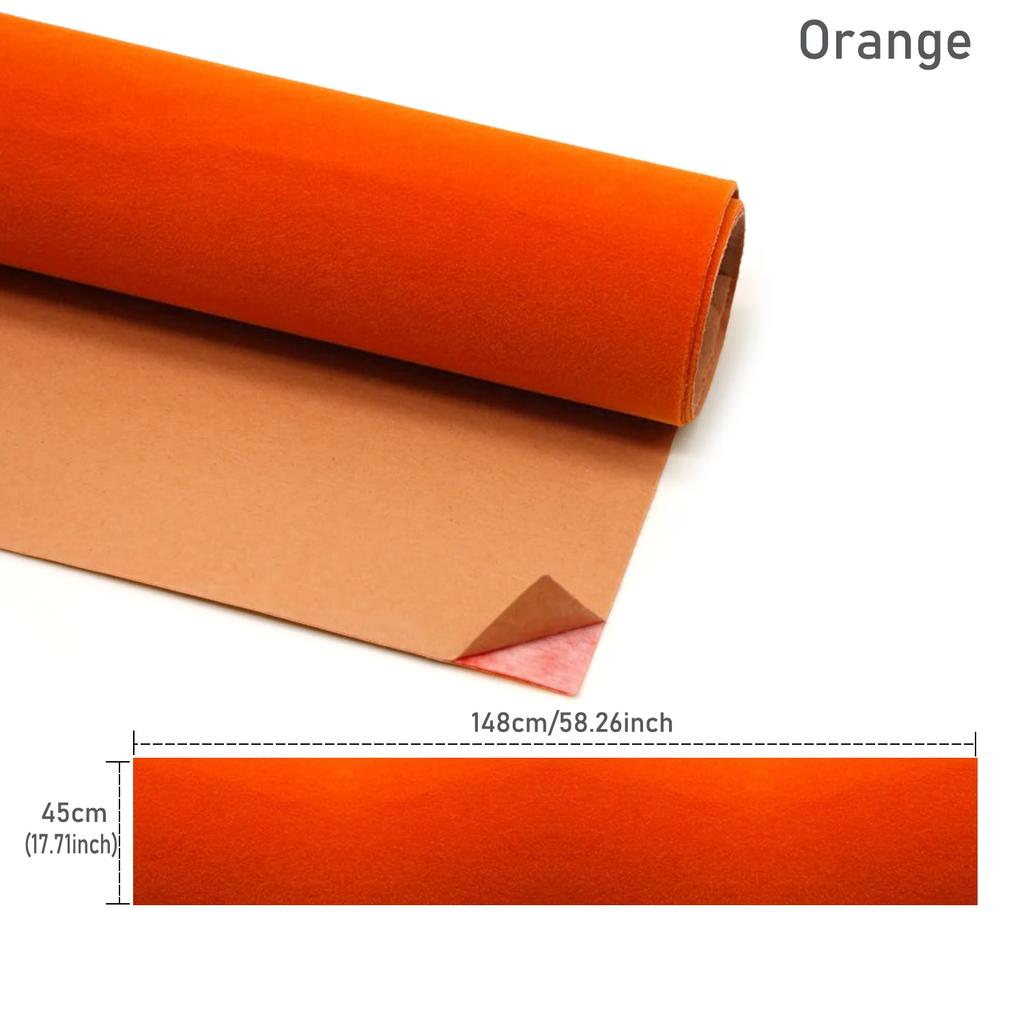 1/2/3 Roll Self-Adhesive Velvet Flock Liner 45x148cm, Multi-Color Contact Paper for Jewelry Box Lining, Drawer & Craft Projects