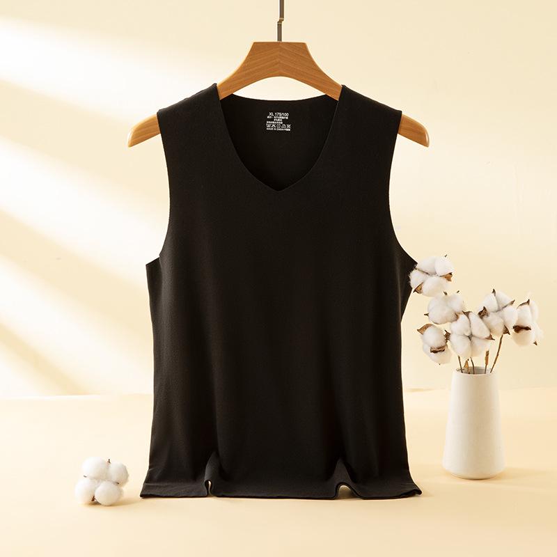 Nahtlose kationische Garn Unisex Warme Weste mit geformtem Design und angerautem Unterhemd