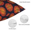 Basketball Square Pillow Cases Sports Ball Games Cushion Cover Novelty Zippered Decor Pillowcase for Car 18"