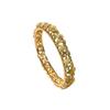 Enamel Chinese Flower Bangle Hollowed Floral Women's Hand Bracelet Vintage Cloisonne Bangle  Ladies