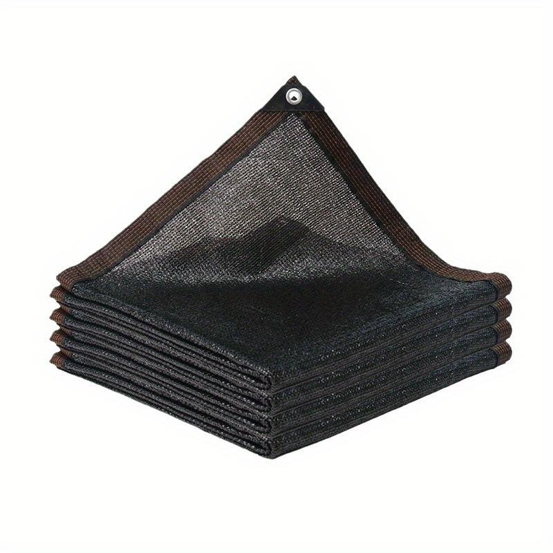 Black Sunshade Net Edge Wrapped Perforated Thickened Courtyard Balcony Flower Shade Sun Protection Greenhouse Shade Net