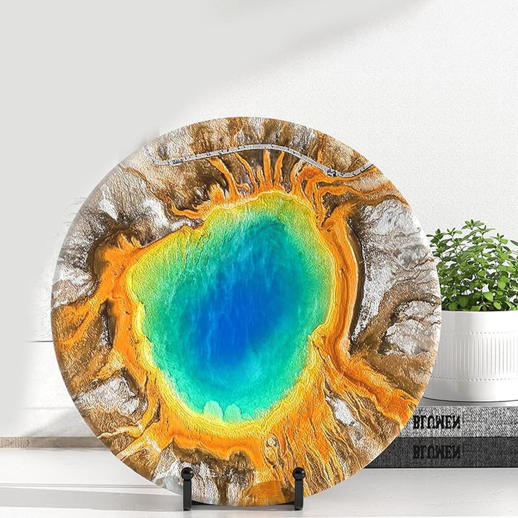 Pack of 2 Elegant Sturdy Iron Easel Display Stands for Photos And Decorative Plates In Bibranting Color Designs