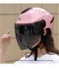 Certified Universal Half Helmet for Men & Women - Summer Sun Protection, All Seasons Motorcycle Use