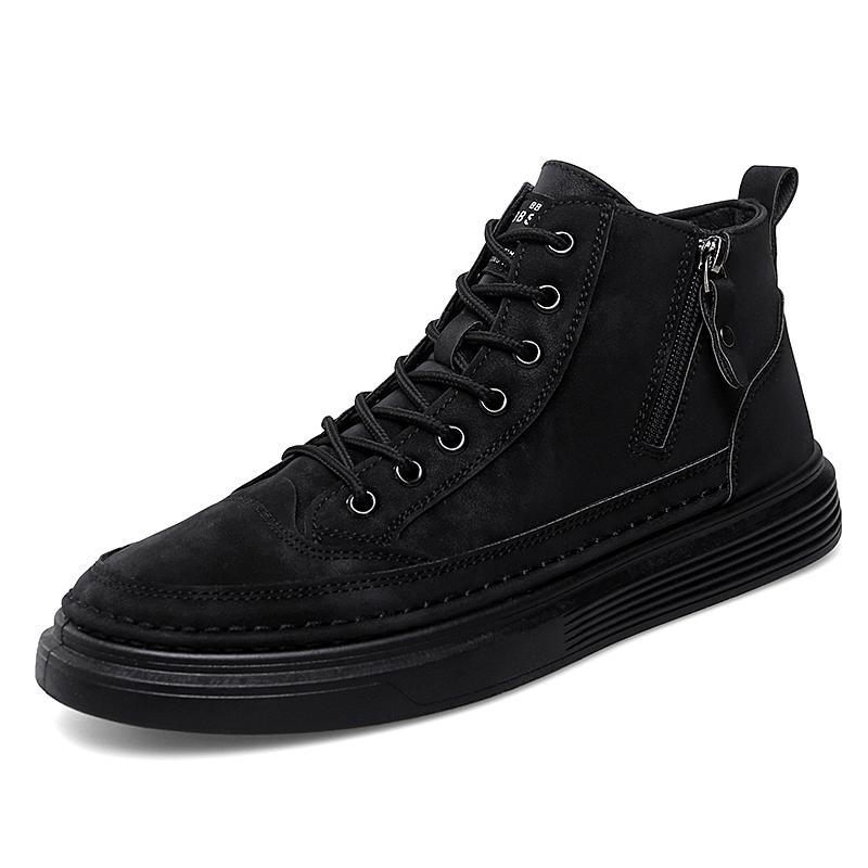 

Модне шкіряне чоловіче повсякденне взуття бренду Zapatos, чоловічі лофери, мокасини, дихаючі сліпони, великі розміри 39-46, безкоштовна доставка 46 чорний